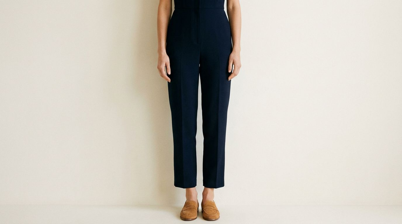 La combinaison pantalon ajustée — chaussure combinaison