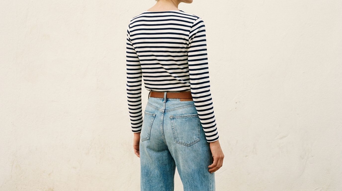Le bon haut à associer — jean wide leg