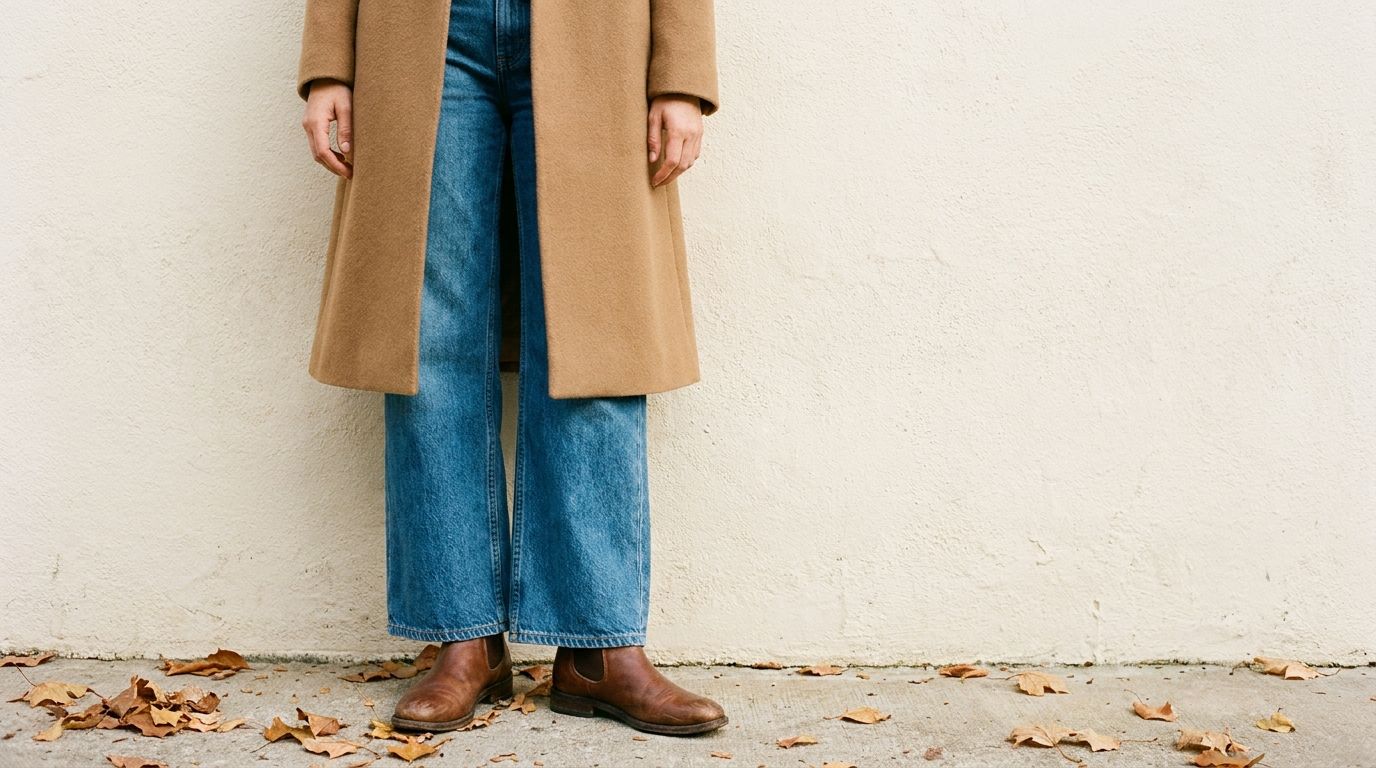 Le wide leg selon la saison — jean wide leg