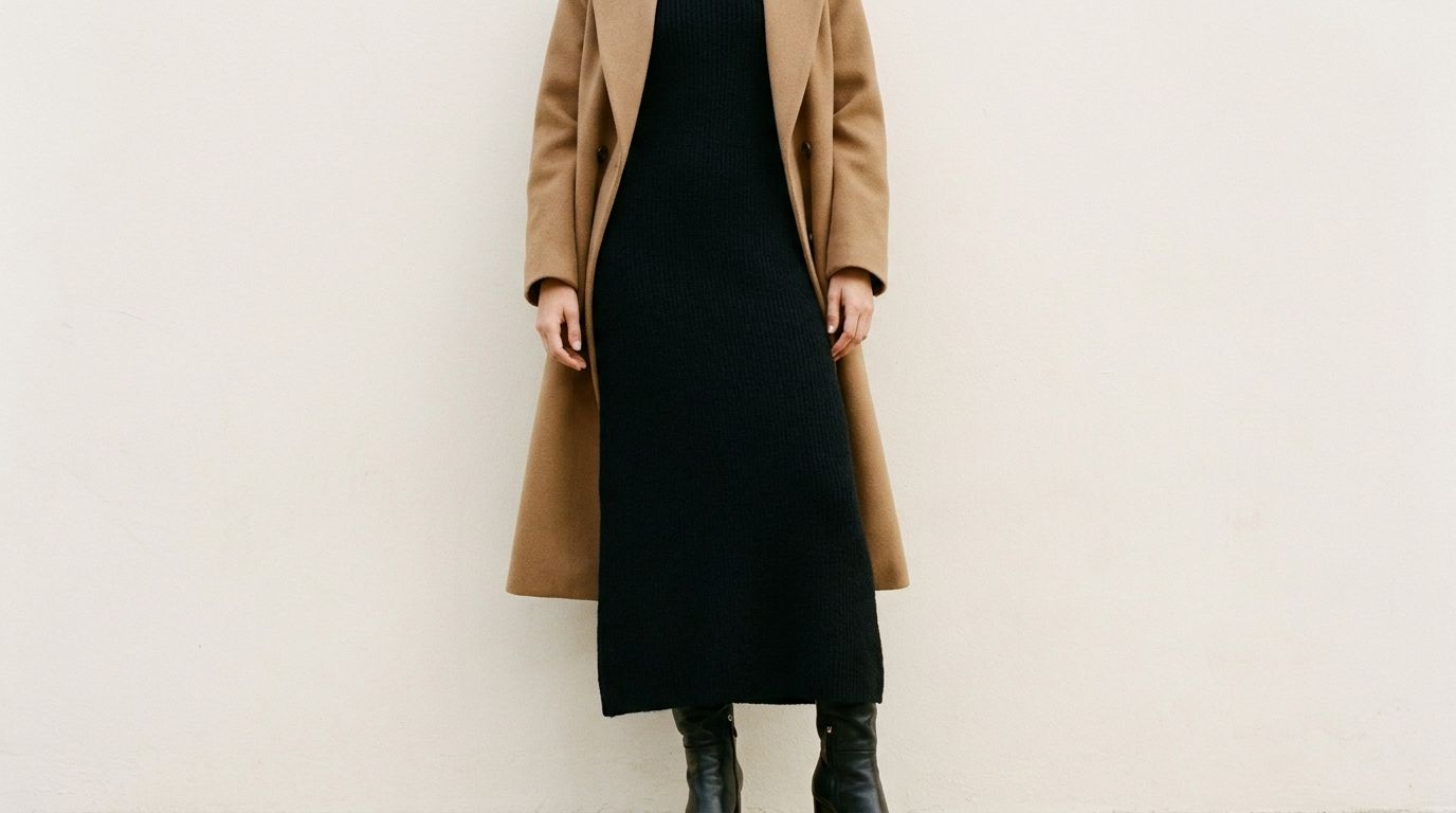 Les erreurs avec une robe noire en hiver — robe noire hiver