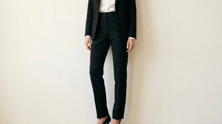 L’escarpin avec un tailleur pantalon — chaussure tailleur pantalon