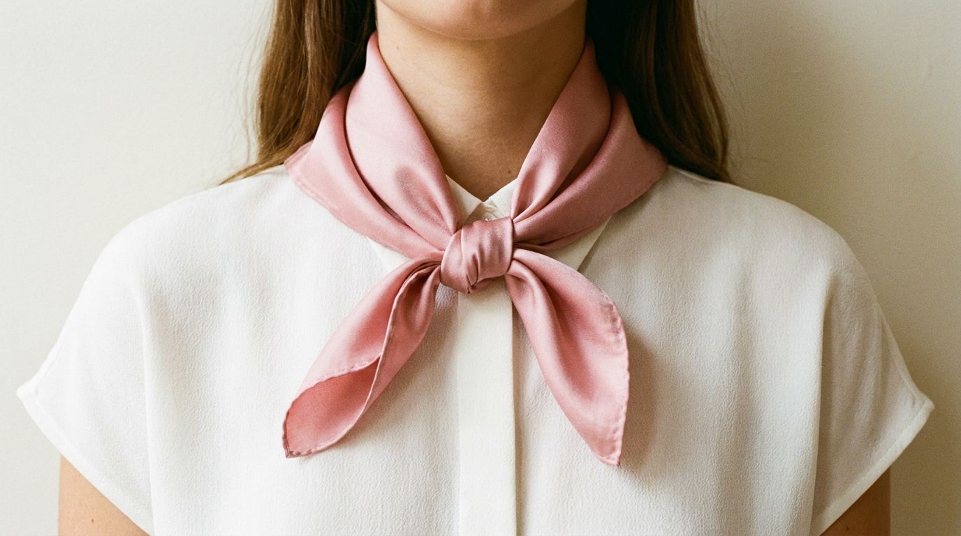 Les nouages qui tiennent sur la soie — foulard en soie