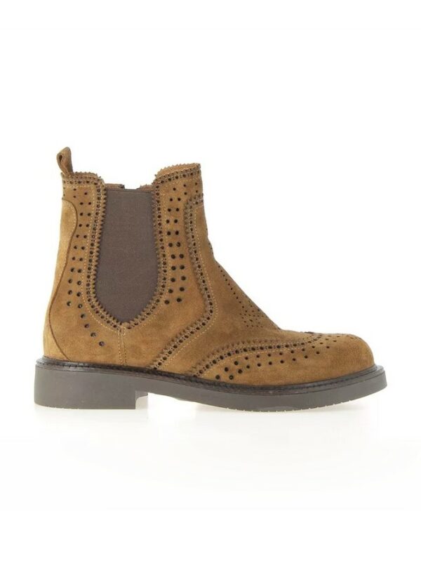 Bottines SALFRANS CROUTE - Cognac