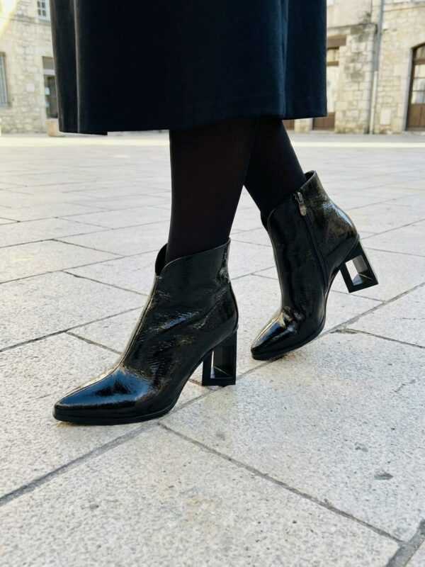 Bottines Babeth - Noir vernis