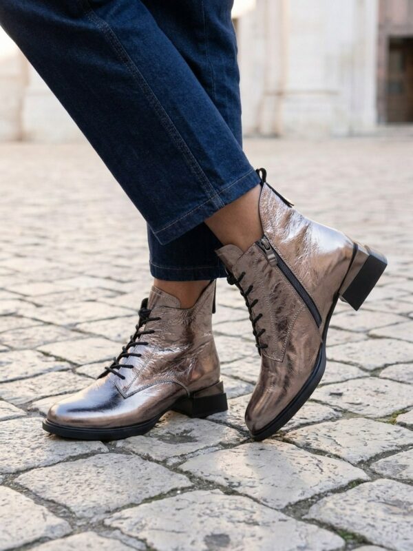 Bottines Bairong - Plomb