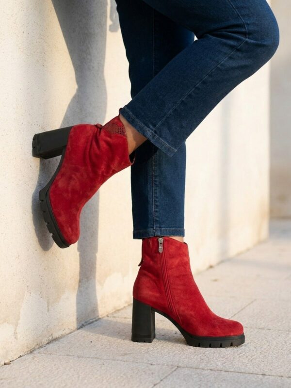 Bottines Bangers - Rouge
