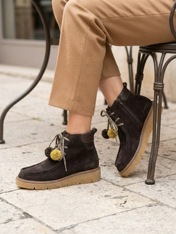 Chaussures esprit clarks ETEVAUX SUEDE-SUEDE-FLOTTER - Tdm, vue portée