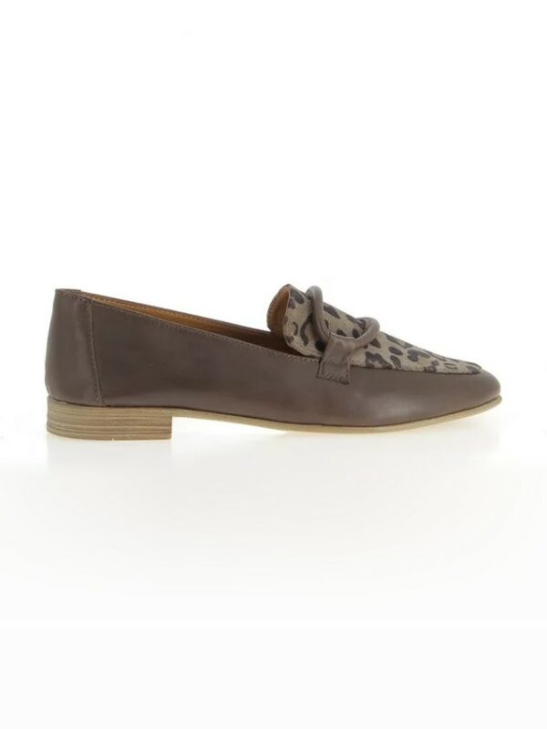 Mocassins ESPARROS LEATHER-BIG LEOP-LEATHER - Praline