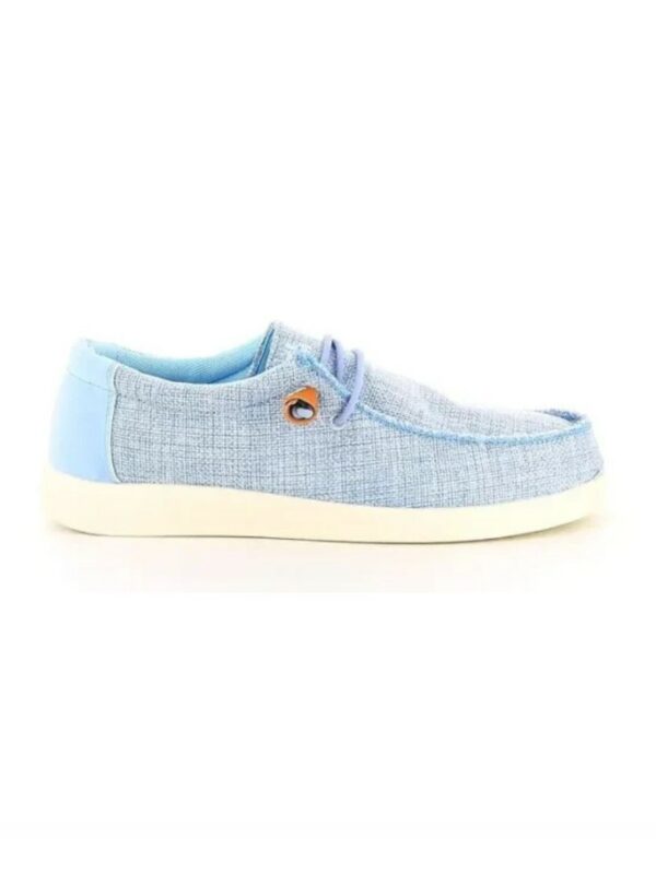 Mocassin Slip-on - Toile Bleu - Denis