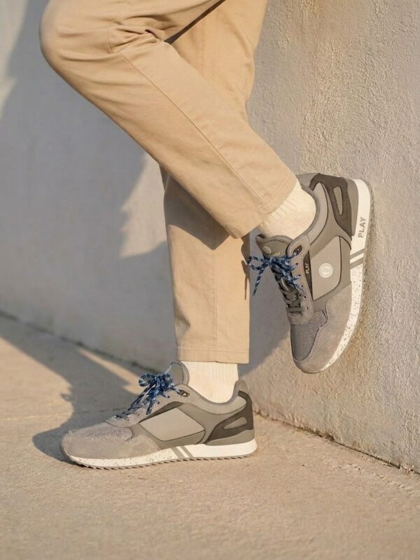 Baskets Serge Blanco Sneakers Chamonix Souris, vue portée