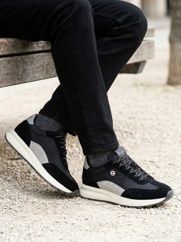 Sneakers Martin NOIR Serge Blanco, vue portée